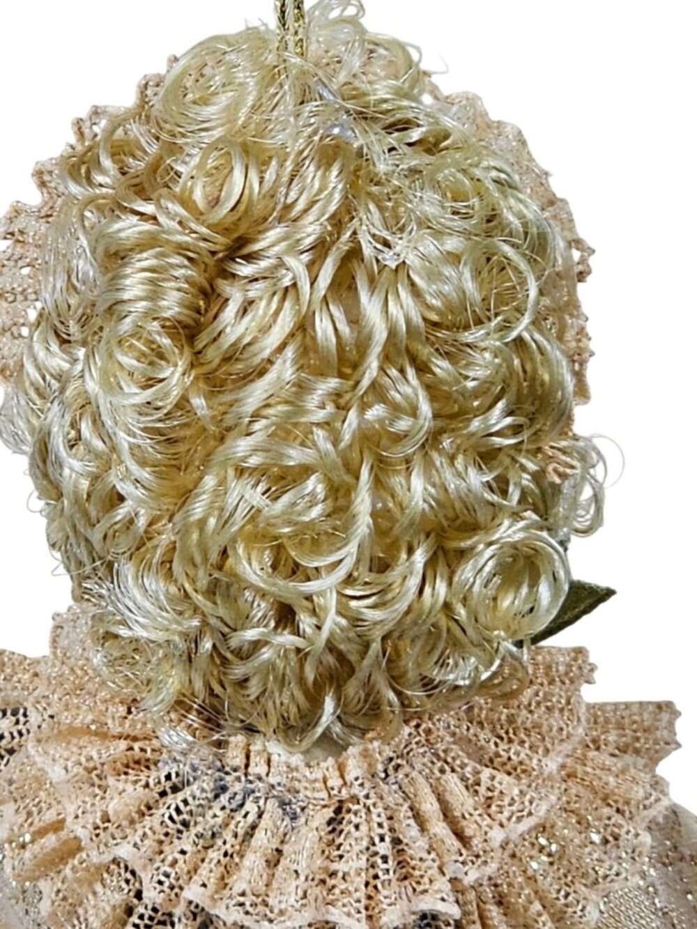 Kurt S. Adler The Mystique Collection Glass Ornament 8" Lady Victorian Dress VTG - Picture 7 of 9
